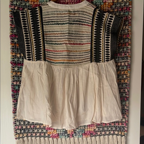 THML Black Cream Boho Blouse festival - Picture 6 of 7